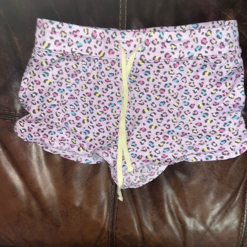 Colorful Leopard Print Shorts